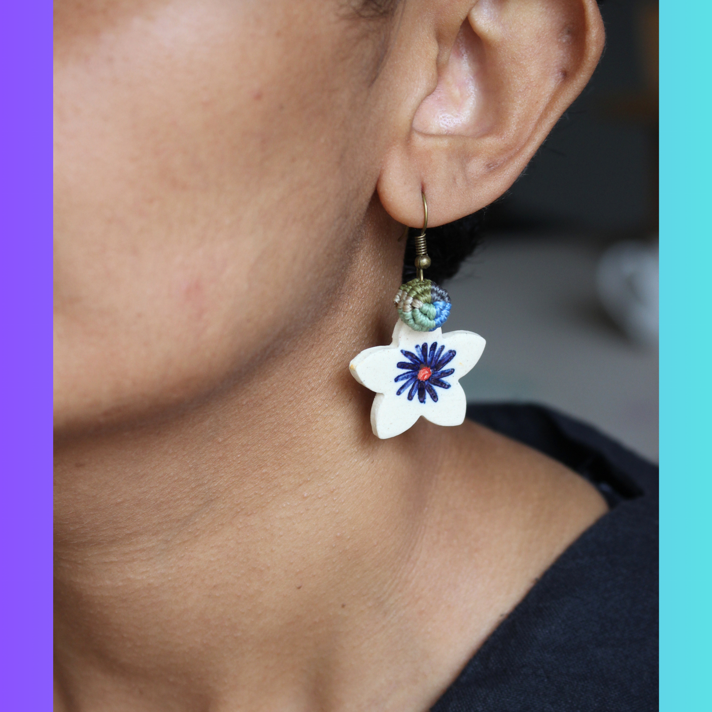 Star flower blue