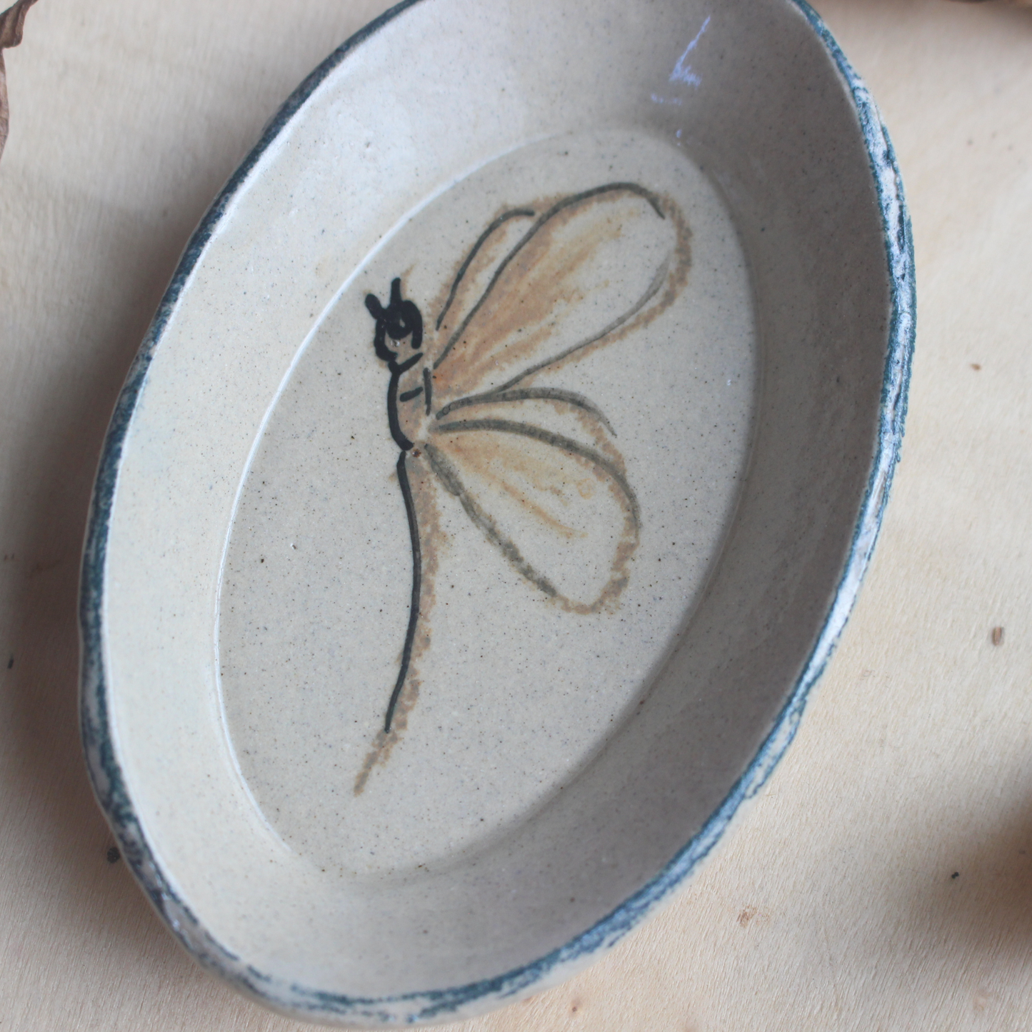 Dragon fly trinket dish
