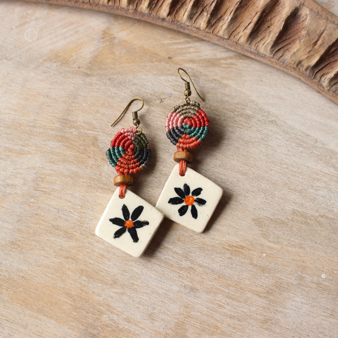 How to make ceramic earrings
