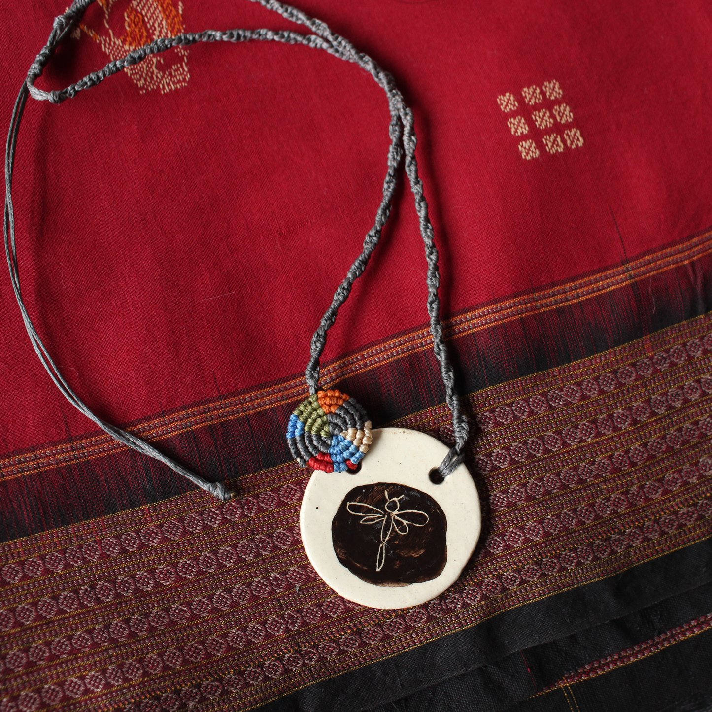 Dragonfly trail pendant