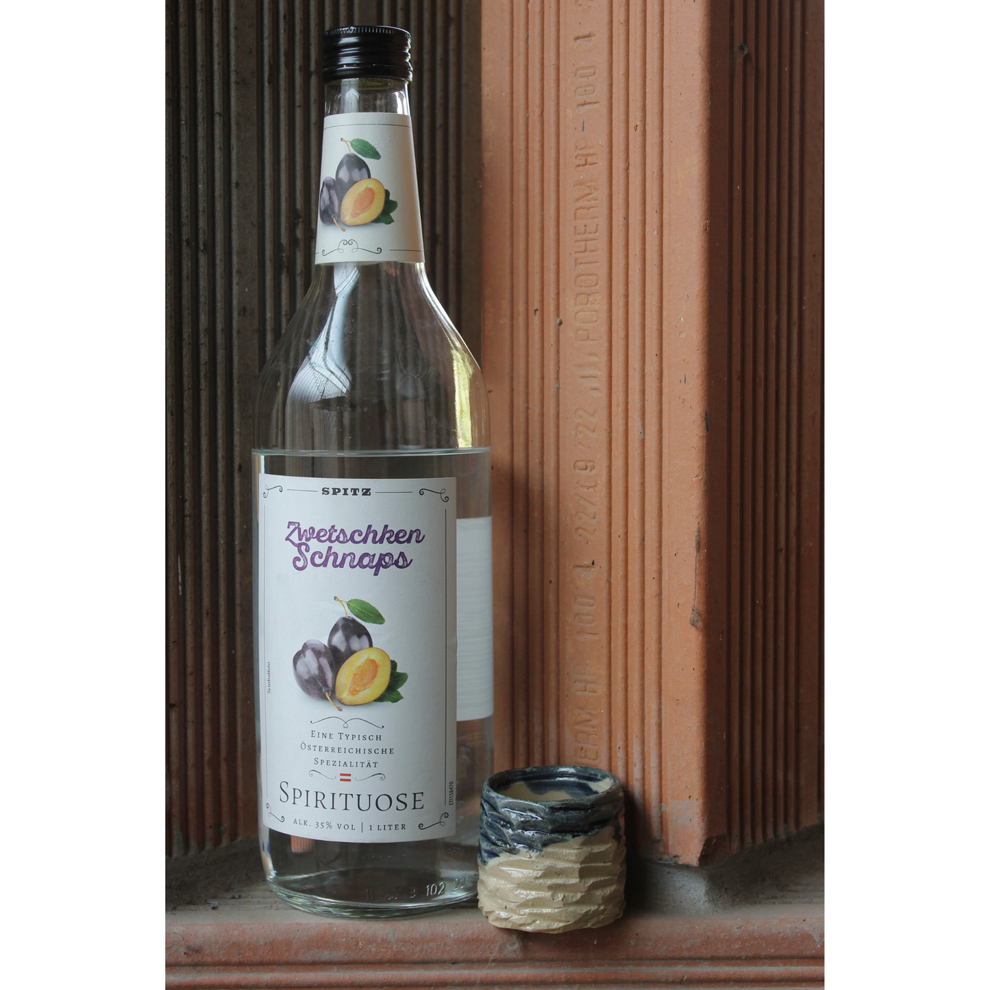 Kurinuki shot glass