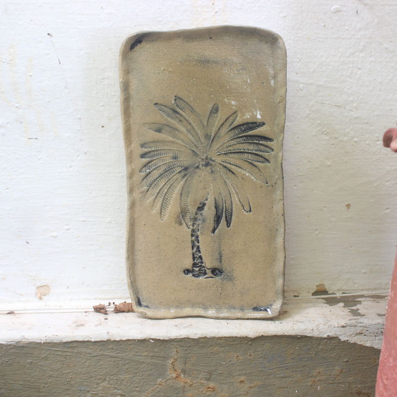 Palm tree tray