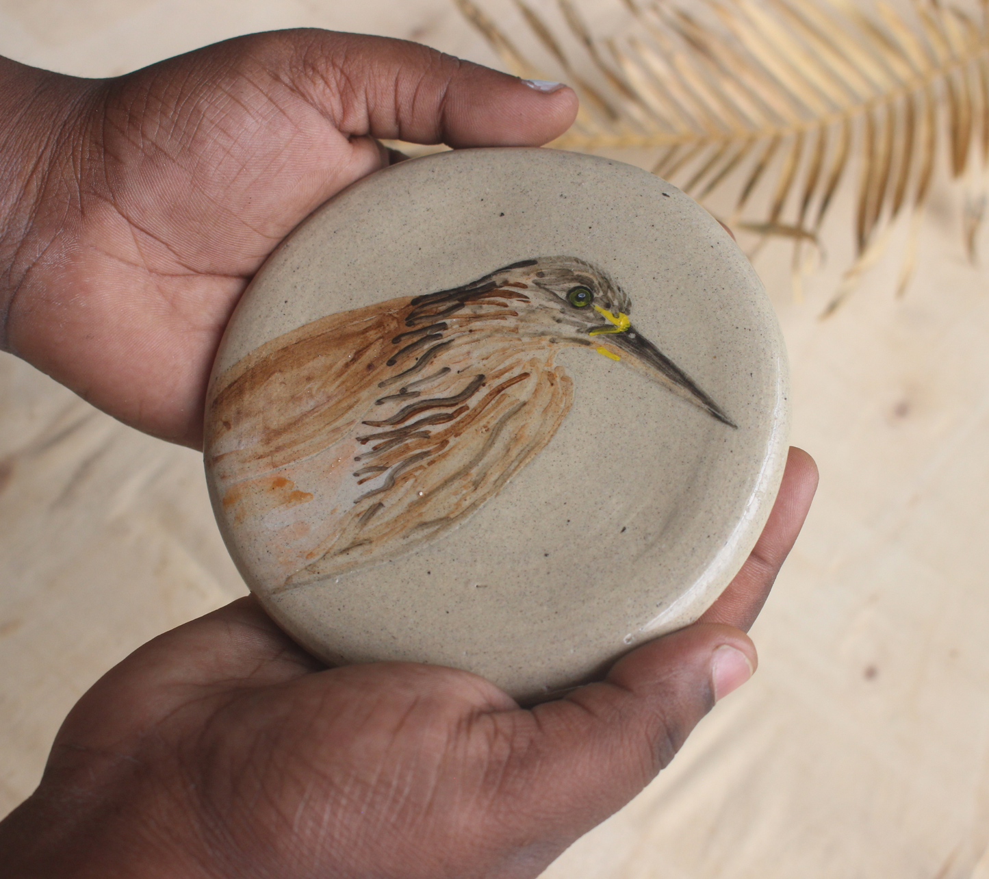 Pond Heron wall hanging