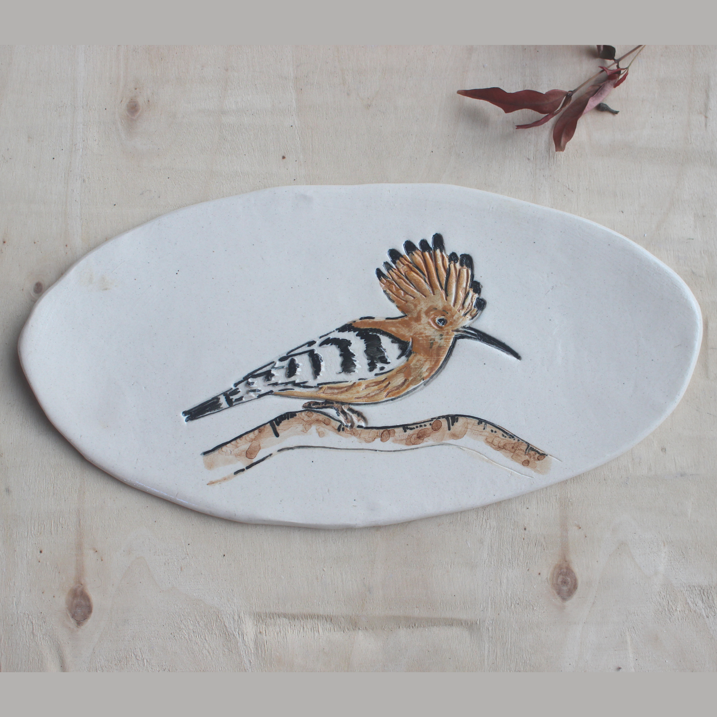 Hoopoe wall hanging