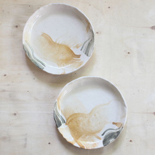 Wall hanging plates