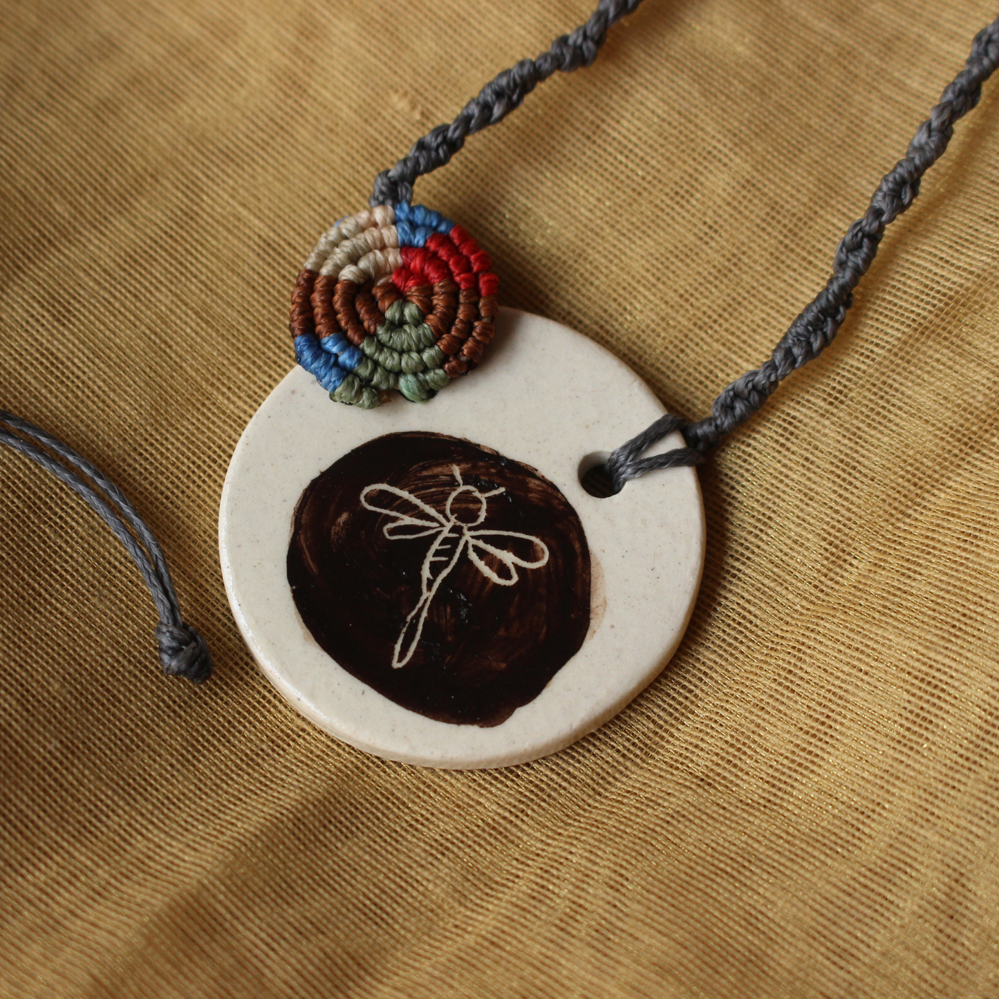 Dragonfly trail pendant