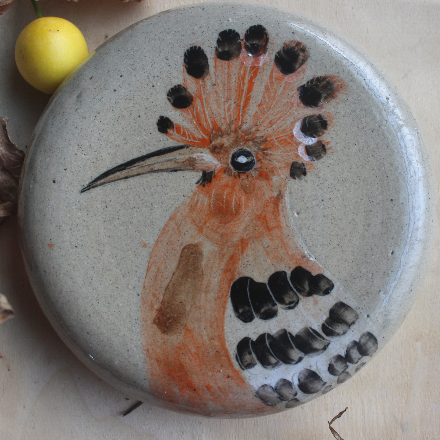 Hoopoe wall accent