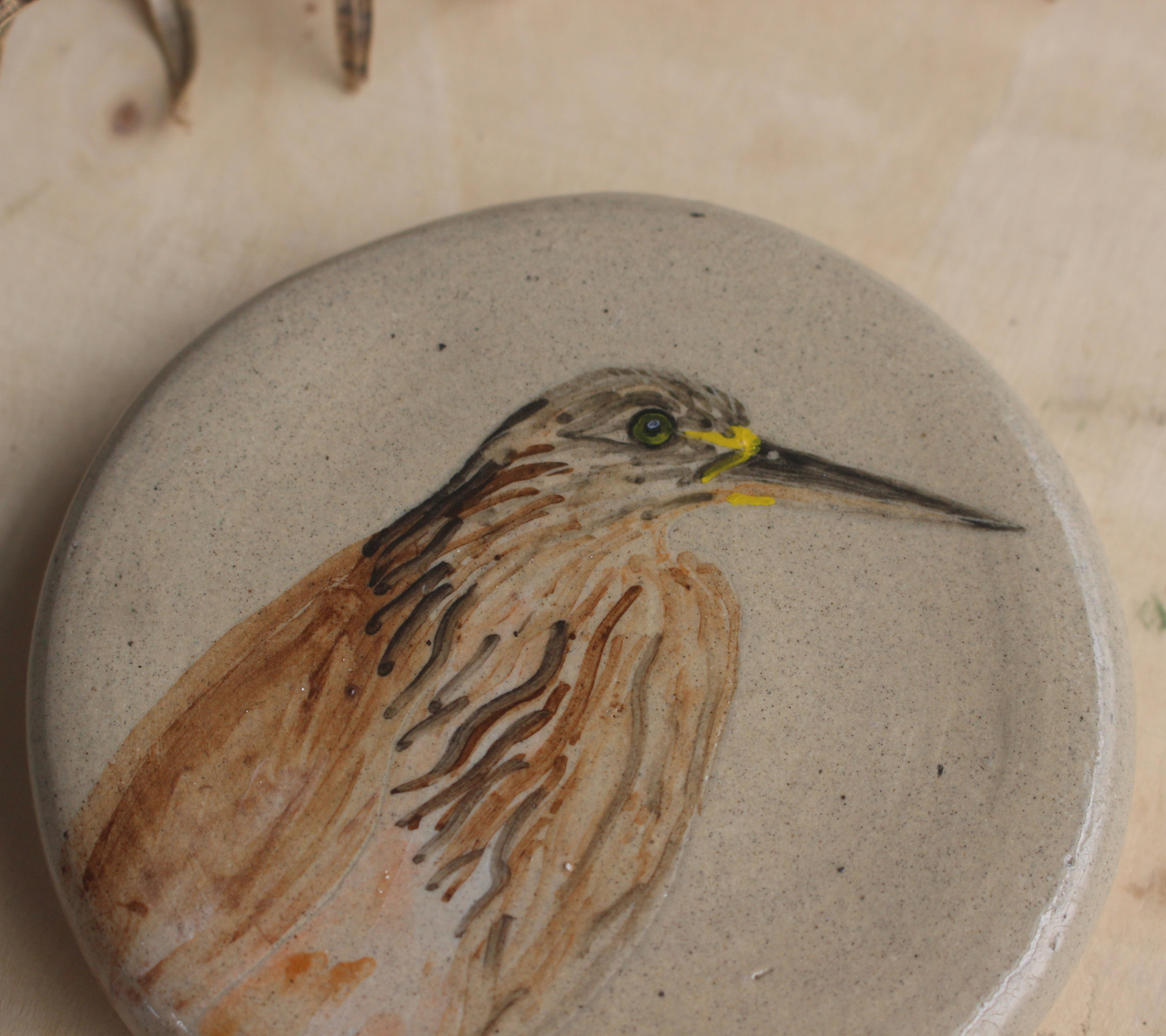 Pond Heron wall hanging