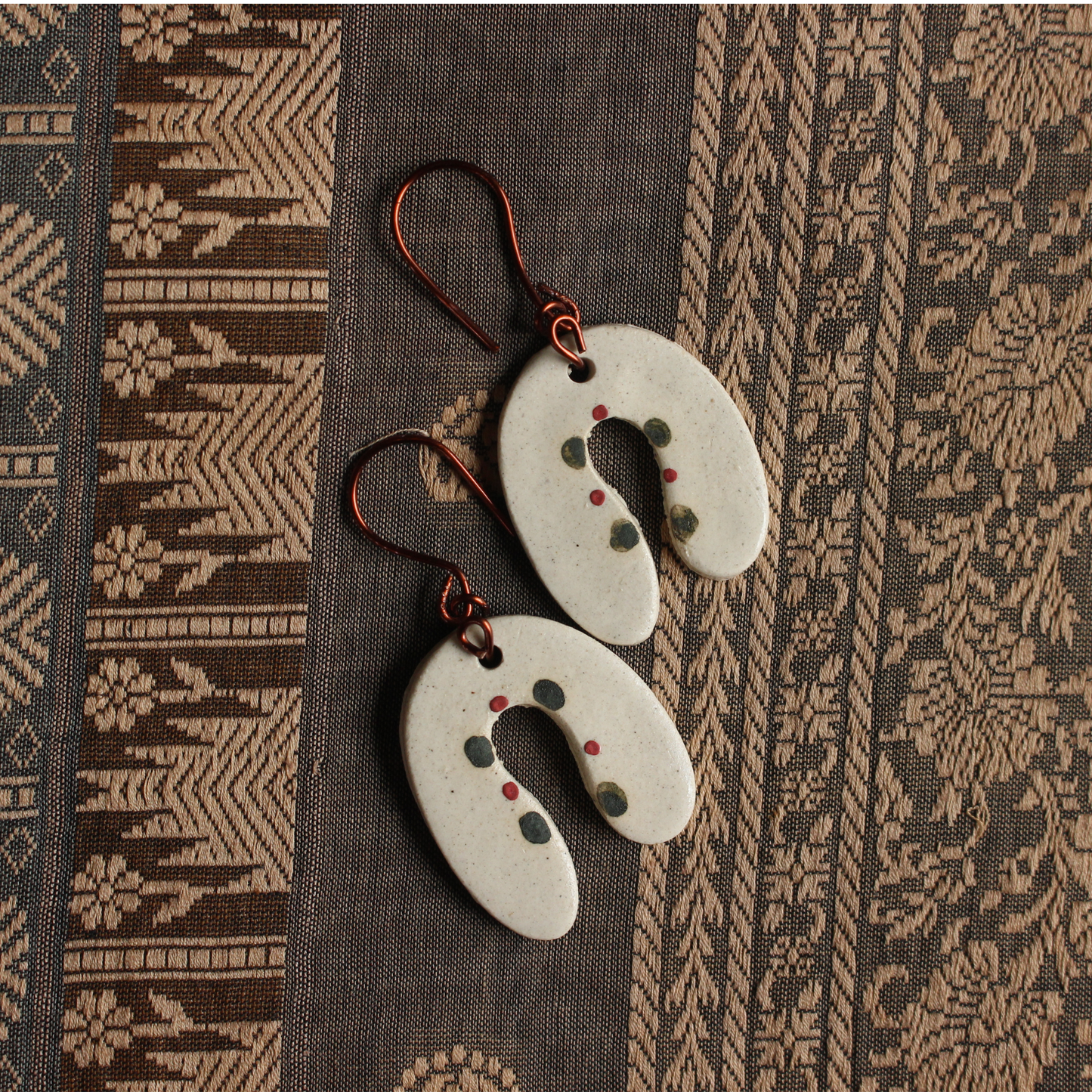 River bend earrings