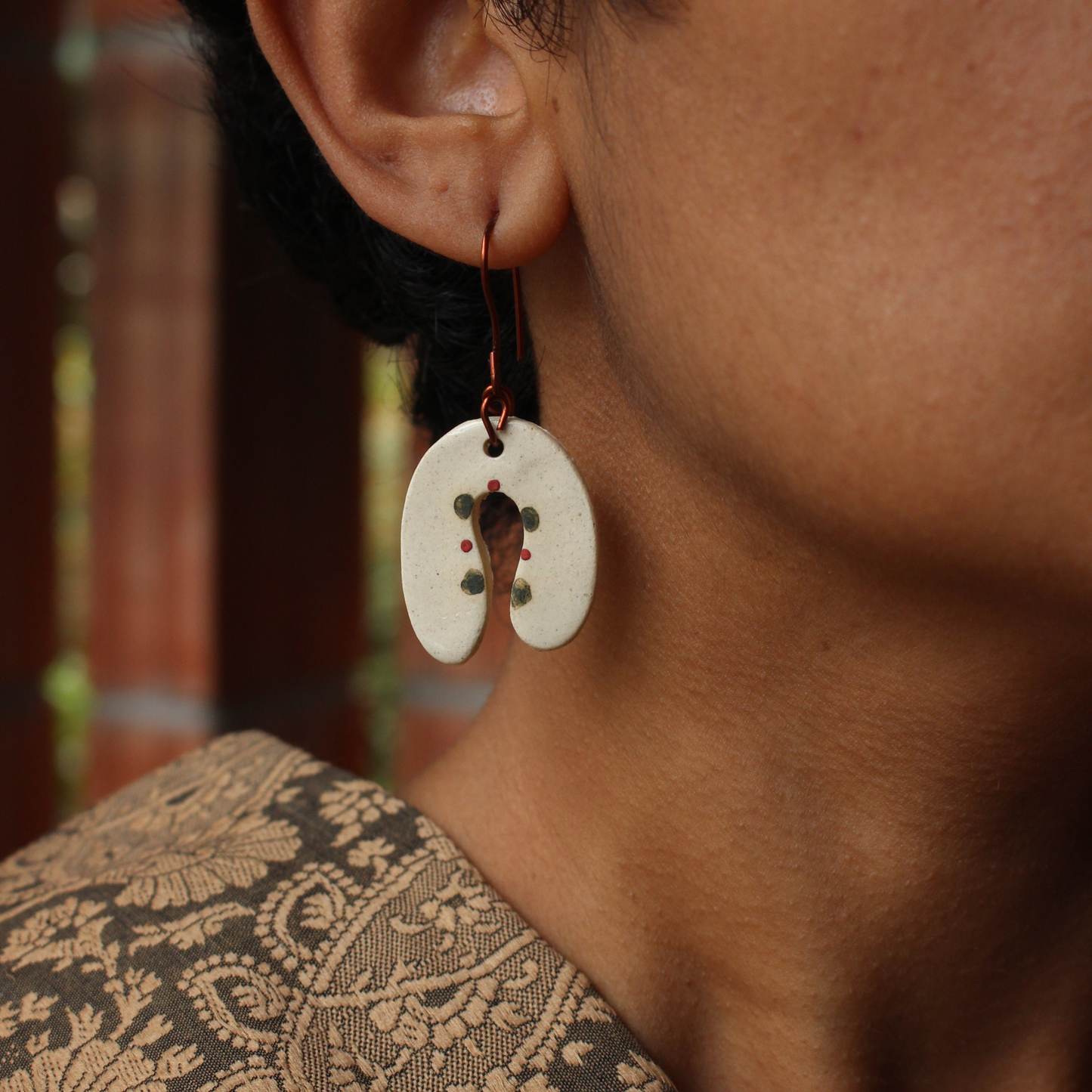 River bend earrings