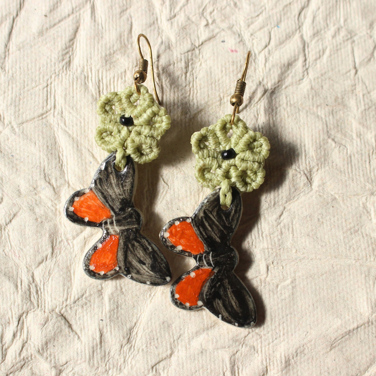 Red Pierrot butterfly